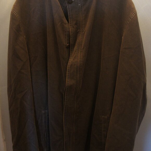 CARHARTT Men's Large Suede leather coat - Picture 1 of 10